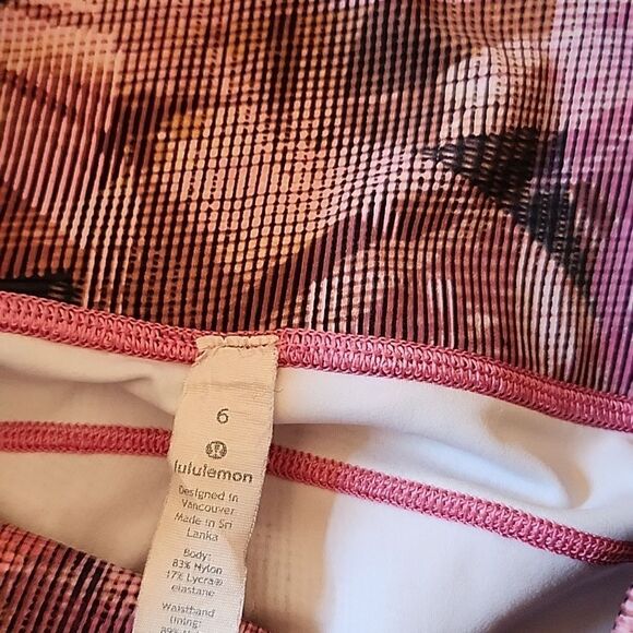 Lululemon size 6 leggings multicolored - Picture 7 of 13